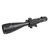Sniper ST 4-16X50 Rifle Scope with Parallax Adjustment; Illuminated Mil-Dot Reticle; Coated Lenses;...