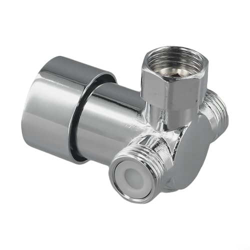 Solaughguy Válvula mezcladora termostática de agua fría y caliente con control ajustable, rosca G1/2 de aleación de zinc para grifos de ducha y baño, presión de 0,05 a 0,5 MPa,
