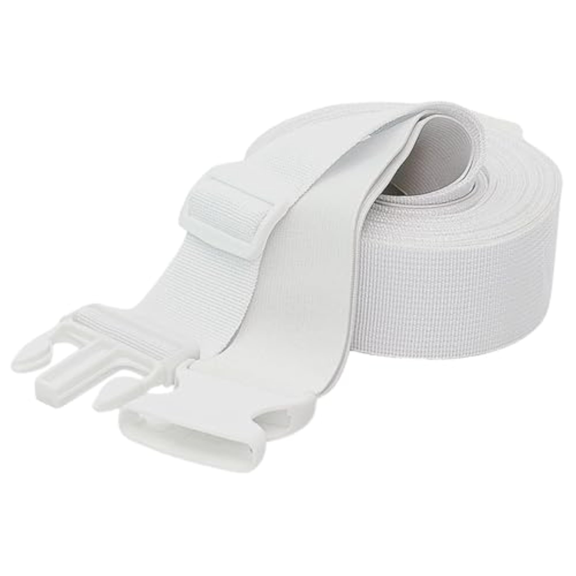 Blanket Fastener Strap for Bed Bridge Connector, White