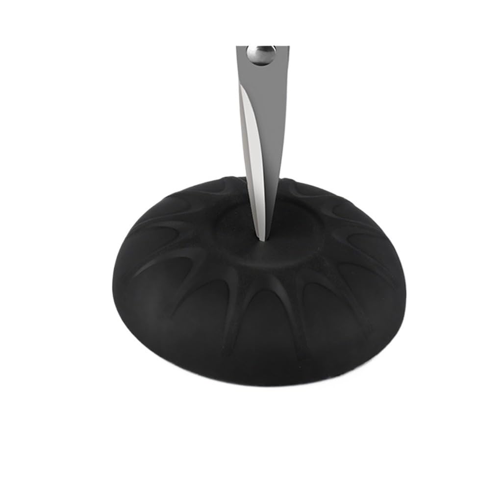 Tope de silicona para parachoques de puerta, sin perforación, mango fijo de succión de pared