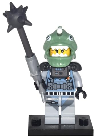 LEGO Shark Army Angler, The Ninjago Movie (Complete Set with Stand and Accessories)