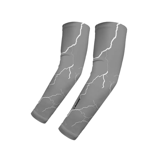 Image of Autofy Active-Fit 240 GSM Printed Outdoor Indoor Use Unisex Arm Sleeves with UV Tan Protection & Compression Cooling Effect for Men Women Kids