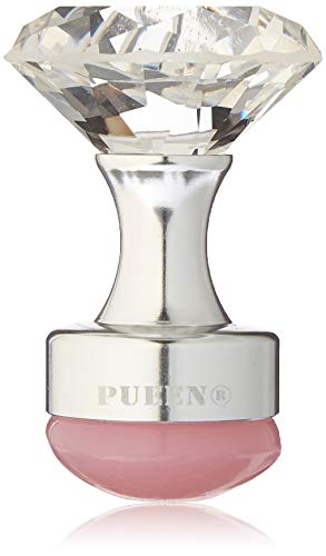 PUEEN Nail Art Soft Squishy Silicone Luxury Crystal Stamper and Scraper Set - Stamping Tools - Silver - BH000678