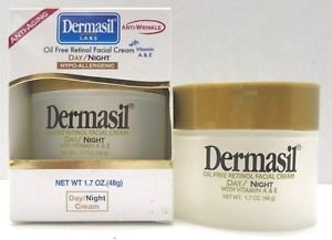 3 PK OF DERMASIL OIL FREE RETINOL FACIAL CREAM DAY/NIGHT 1.7 oz.
