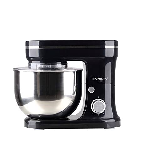 MICHELINO 1200 Watt Küchenmaschine Knetmaschine Rührmaschine schwarz