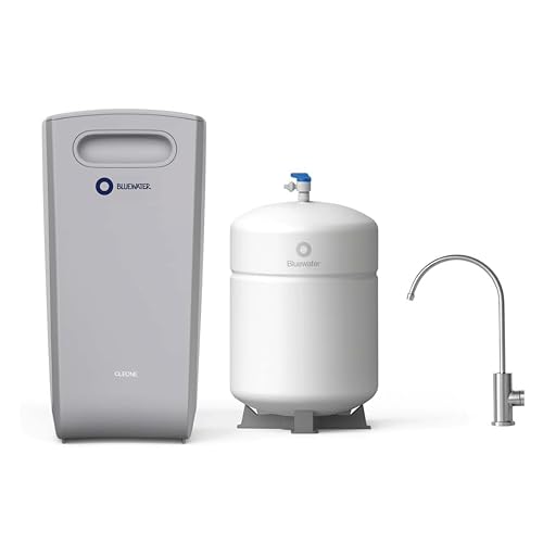 Image of Bluewater Cleone Classic Reverse Osmosis Water Filter System - in-Home Under Sink Water Purifier with 3 Stage Filtration - NSF /ANSI 372 - Removes up to 99 Percent Contaminants - Space Saving Design