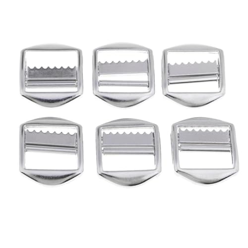 kesurpae Conector de correas de equipaje Hebillas deslizantes de metal plateado Hebilla ajustable Accesorios para bolsos Cierres de costura de artesanía confiable Ajustador de