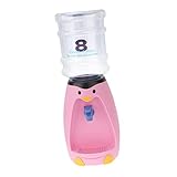 FUNNETOYU シーミニウォーターディスペンサー 家用飲用噴水 漫画デザイン 手動小型噴水 オフィス向け 無電源 ミニポンプ式