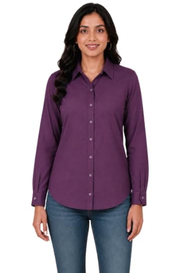Image of Lerika Women Full Sleeve Stylish Western Official Formal Shirts Regular fit Shirts for Women
