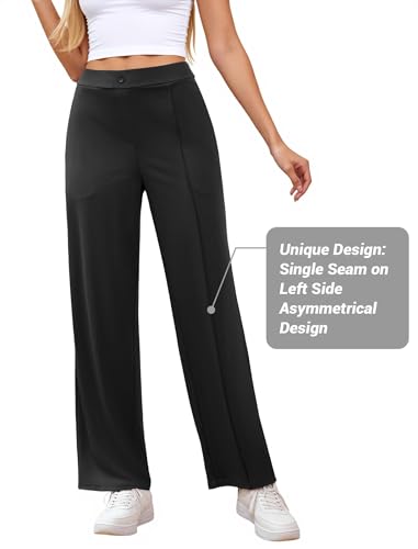 TOPYOGAS Women's Wide Leg Dress Pants Stretch High Waisted Work Pants Business Casual Slacks with Pockets