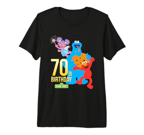 Sesame Street 70th Birthday t-shirt casual idéal pour le weekend