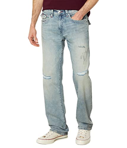 True Religion Men's Ricky Sn Flap, Interlude Wash with Mending, 40