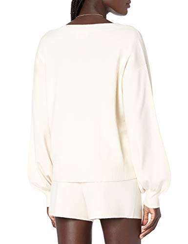 The Drop Women's Mia Bell-Sleeve Deep V-Neck Supersoft Sweater2