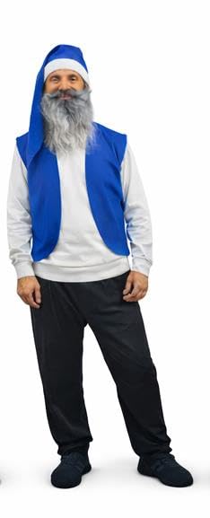 The Dragons Den Adults 7 Dwarfs Stag Party Festival Group Fancy Dress Costume [Blue L-XL] — image 1