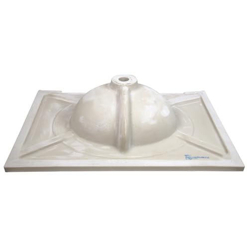 Image of Design House Vanity Top with Sink, 4 in Backsplash, Cultured Marble, Centerset, Ivory, 31 in W x 22 in D x 11.09 in H, 586321