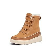 Sorel Unisex Kids Explorer 3 Lace Waterproof Fashion Boot, Tawny Buff Bleached Ceramic, 5 UK