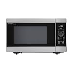 SHARP Countertop Microwave Oven with Removable 13.6" Carousel Turntable, 1100 Watt, 1.6 Cubic Feet, Stainless Steel SMC1662KS cu. ft, CuFt, Stainless