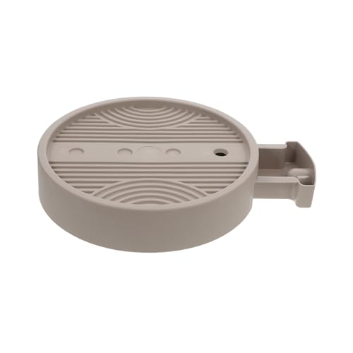 JOINPAYA Carrello Portafiori con Ruote Base per Fioriera Vassoio Decorativo con Raccoglitore d per Piante in Vassoio Anti-traboccamento per Piante da