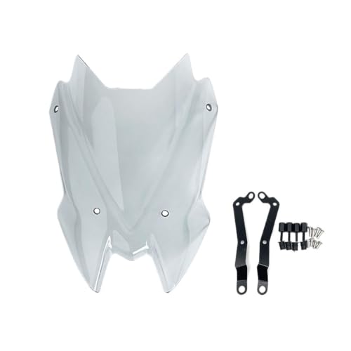Déflecteur de pare-brise de sport de moto anti-vibrations avec support pour Kawasaki Z900 Z650