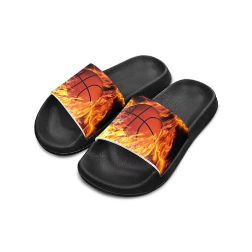 Kids Slide Sandals Novelty Ball Car Slides for Boys Non-slip Summer Slippers Beach Pool Shoes2