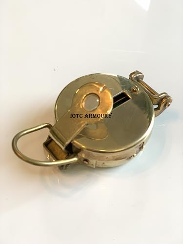 Brújula de Bolsillo Militar Náutica Vintage de Latón - Coleccionable, Regalo para Camping y Senderismo miniatura 3
