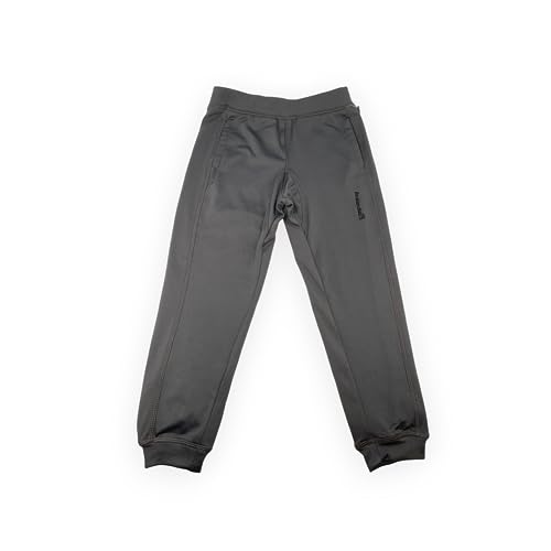 Avalanche Youth Lightweight Elastic Activewear Pants, Asphalt Grey, Boys Sports Joggers, 95% Polyester, 5% Spandex (S (4))