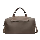 [MORGEN SKY] ボストンバッグ 旅行バッグ ダッフルバッグ スポーツ 男女兼用 撥水無地 3way乾湿分離 合皮 大容量 修学 旅行カバン ジム ヨガ ゴルフ 水泳 部活 出張 BAG2810 (カーキ)