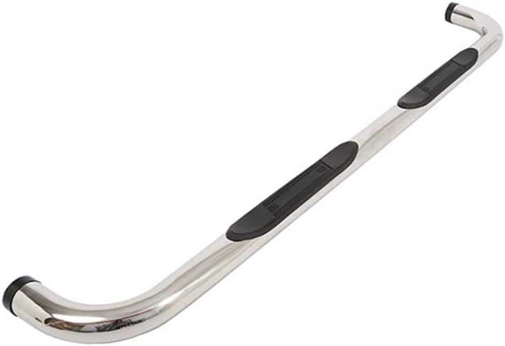 Dee-Zee Nerf Bars for Ram 2500 Pickup 1995-2002 | Quad Cab | 4DR | Polished | 3in. Round Stainless Steel | Silver