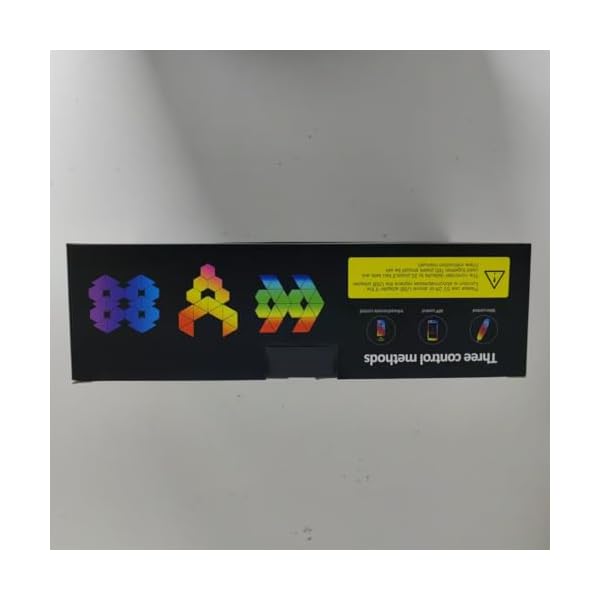 Kangtaixin Hexagon LED Wall Lights, 8-Pack RGB Gaming Panels – Hexagonal Smart Lighting with Music Sync – Perfect for Room Decor, Bar, Bedroom, and Gaming Setup [Energy Class F] - Image 15
