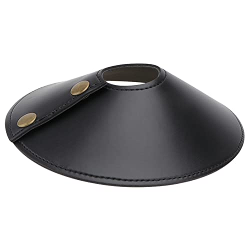 iplusmile 1 Pieza sombra de lámpara pantalla Decoración del hogar cubierta de la lámpara del hogar cubierta protectora Accesorio de lámpara tapa de la lámpara cuero pu Negro