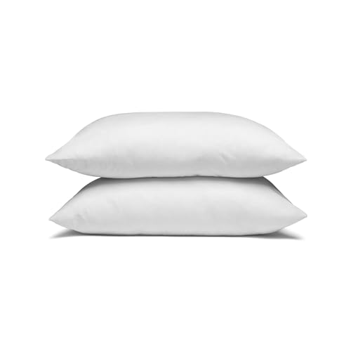 Manchester Mills TemperLoft Serenity Pillows King (Set of 2), Down/Down Alternative Fill, 20x36, 100% Cotton Cover, Found in Leading Hotels Nationwide Hospitality Quality Delivered to Your Home