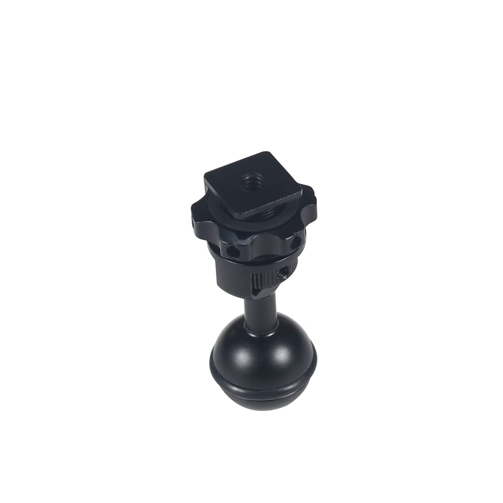 FEICHAO Universal 360 Degree Rotation 1/4 Screw Adapter With Cold Shoe / Hot Shoe Mount For DLSR Camera Flash Light I.983465486 - View #10