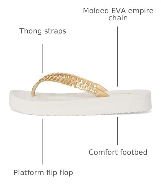 Image of Michael Kors womens Zaza Flip Flop
