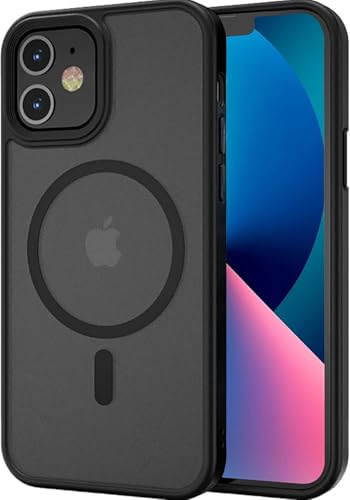 Image of BATCHONE Back Cover for iPhone 11 | Matte Finish | Compatible with MagSafe | Premium Polycarbonate (Black) (Pack of 1)
