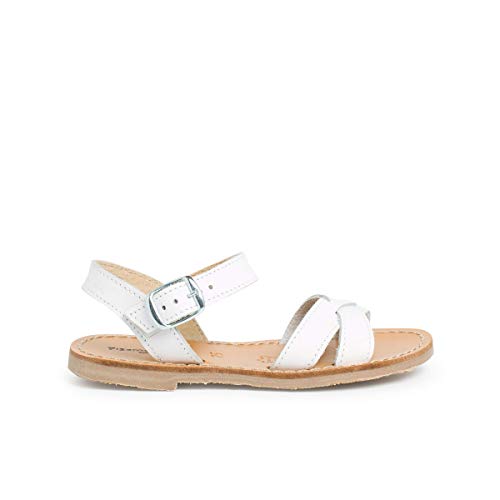 Plain Crossed Strap Flat Sandals