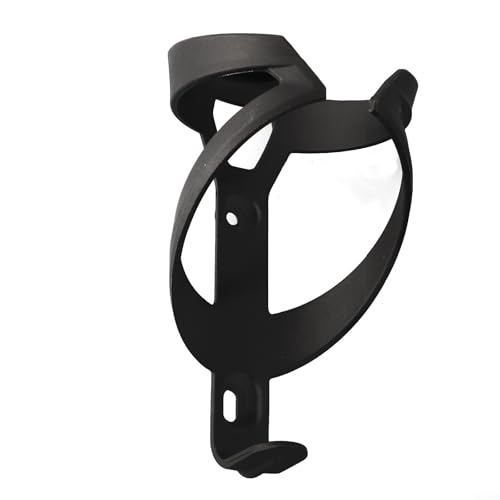 Soporte para botellas de agua para bicicleta, ligero y elegante, material de fibra de nailon, negro, perfecto para los entusiastas de la bicicleta