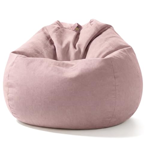 Aiire Puff con Relleno Incluido Moderno - Sillon Puf de Salon en Algodón Premium - Desenfundable y Lavable - Puffs Pera Redondos para Habitación Juvenil - Bean Bag Infantil [75x55]