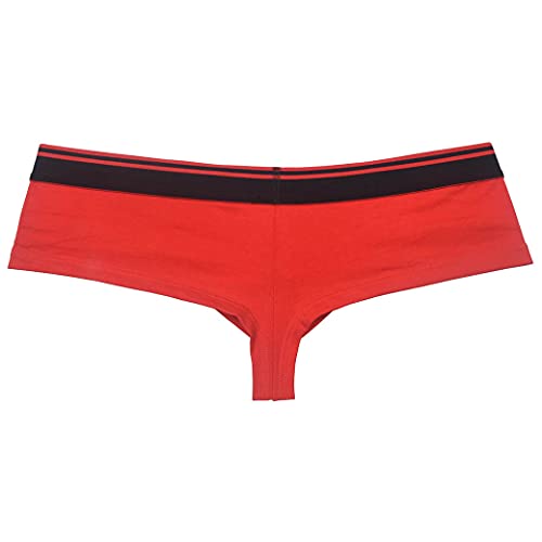 Men's Cotton Bikini Thong Mini Boxer Briefs Underwear Elastic Waistband Mini Bikini Briefs 5" Butt4