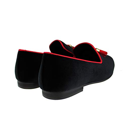 Slip On Formal Dress Shoes Men Velvet Tuxedo Loafers4