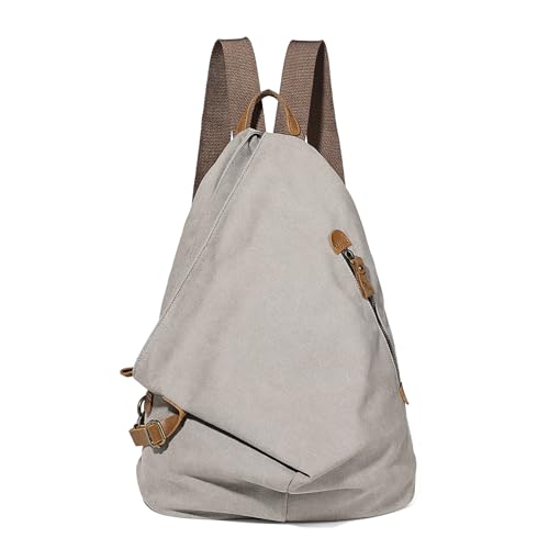 Retro Segeltuch Rucksack Canvas Vintage Rucksäcke...