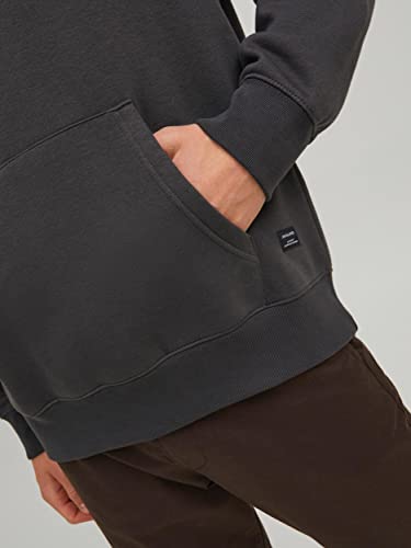 JACK & JONES Herren JJESOFT Sweat Hood, Asphalt/REG, XL – Ansicht 5