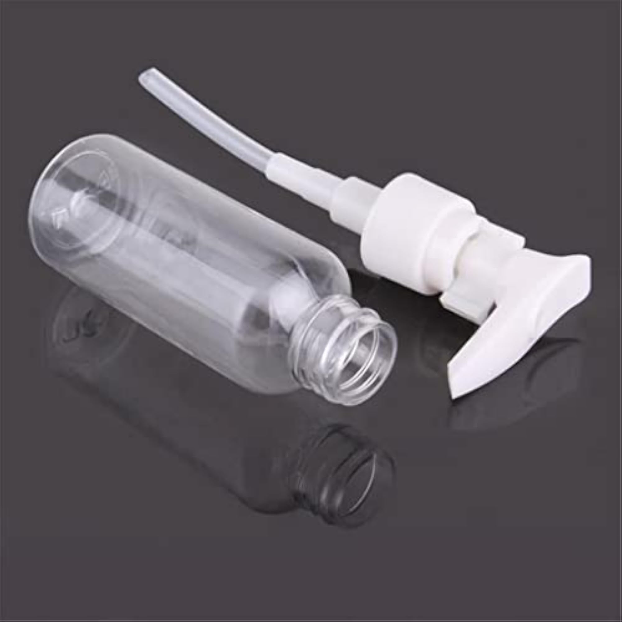 Pack of 6 Travel Mini Plastic Transparent Makeup Containers