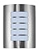 Maxim 64331WTSST View JA8 Compliant Geometric Polycarbonate Shade Outdoor LED Wall Sconce, 1-Light 9 Watt, 11"H x 9"W, Stainless Steel