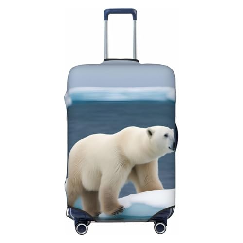 polar bear Print Suitcase Covers Personalized Luggage Protector Elastic Washable Travel Gear Cover