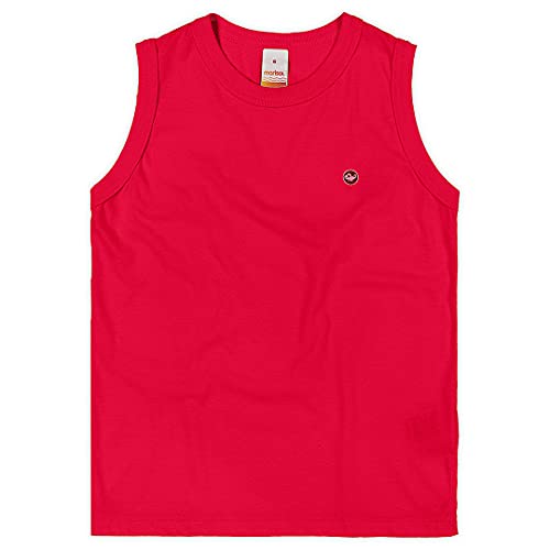 Camiseta em meia malha com acabamento repelente a água, Marisol, Meninos, Vermelho, 6