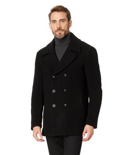John Varvatos Men's Carlos Peacoat