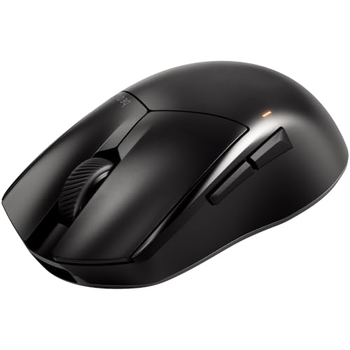 be quiet! Dark Perk Ergo PC Gaming Mouse, 55g Lightweight, Ultra-Long Wireless Battery Life, 8,000Hz...