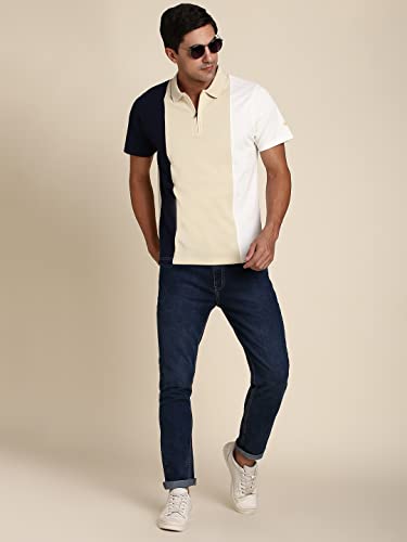 Image of Dennis Lingo Men's Slim Fit Olive Polo T-Shirt