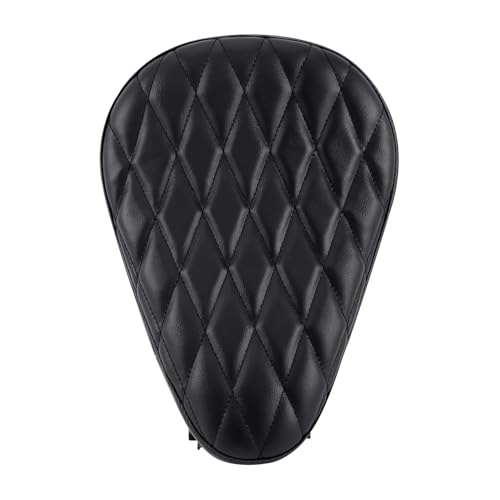 H-YEEU Motorrad PU Leder Solo Sitz, Motorrad Bobber Sitz Mit Frühling Grundplatte für Bobber Sportster XL1200 883 48 Dyna Softail