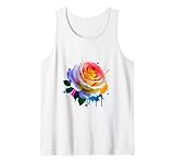 Watercolour Roses Valentines Romantic Floral Love